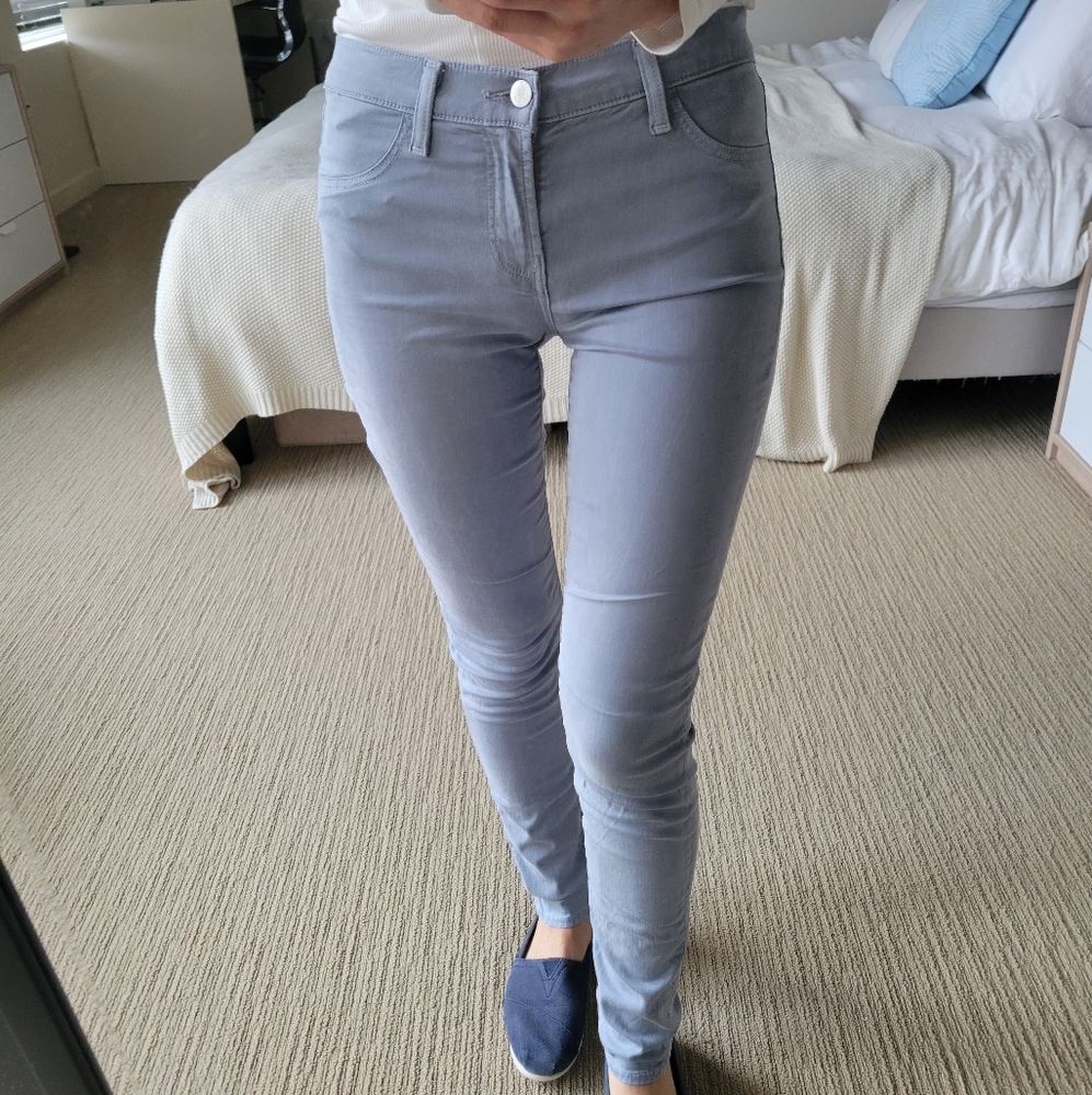 J Brand 25 Women Mid Rise Super Skinny Jeans